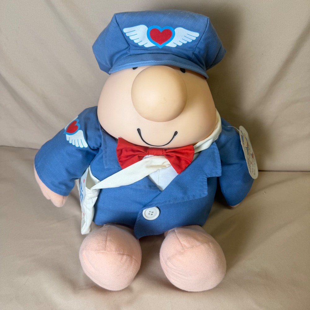 Vintage 1988 Ziggy Plush Doll Tom Wilson C.O.D. Mail Carrier Special Delivery
